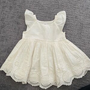 Baby Gap Ivory Sundress 6-12 Months NWT